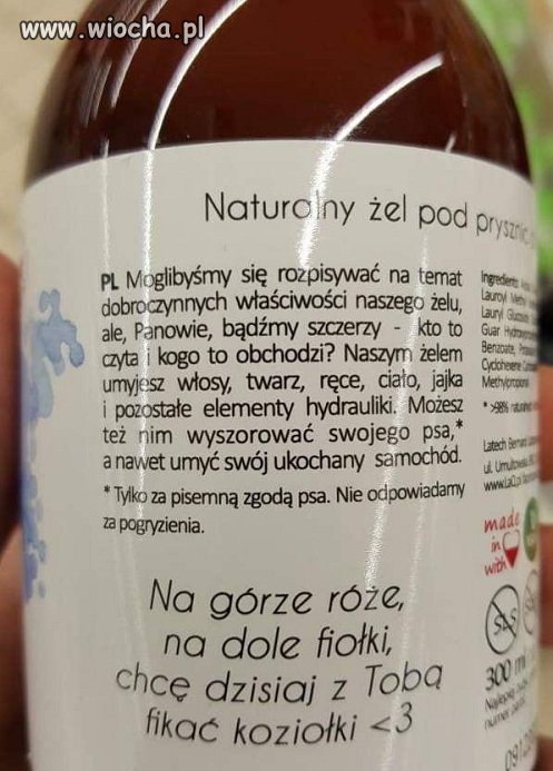 Na górze róże ...