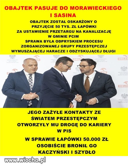 Sami swoi w tym PiSie, jeden wiekszy krysztal od drugiego.