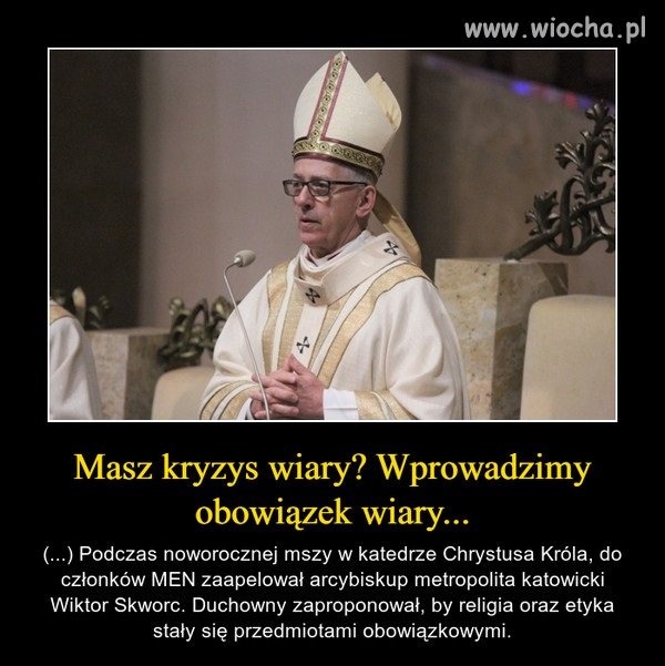 A Czarnek już zapewne gorliwie wziął się do roboty