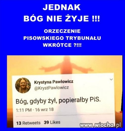Jednak Bóg nie żyje...