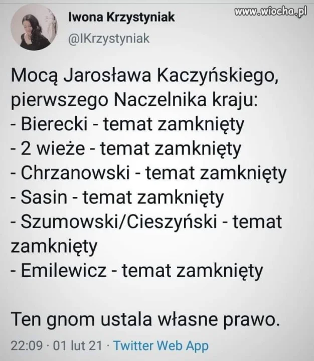 Temat zamknięty