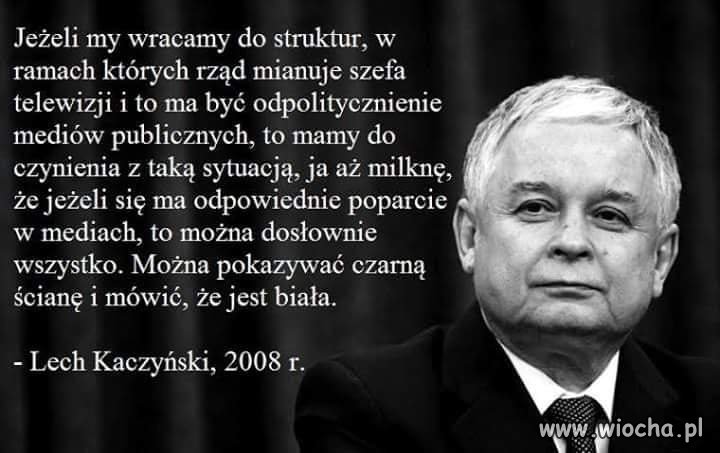 Jeżeli się ma odpowiednie poparcie w mediach