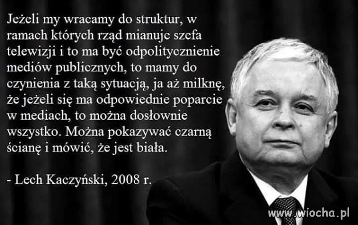 Jeżeli się ma odpowiednie poparcie w mediach