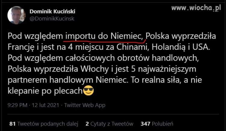 ~ekspert gospodarczy~ z pis wypowiedział się na TT