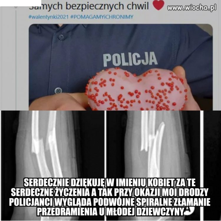 Policyjne walentynkowe życzenia
