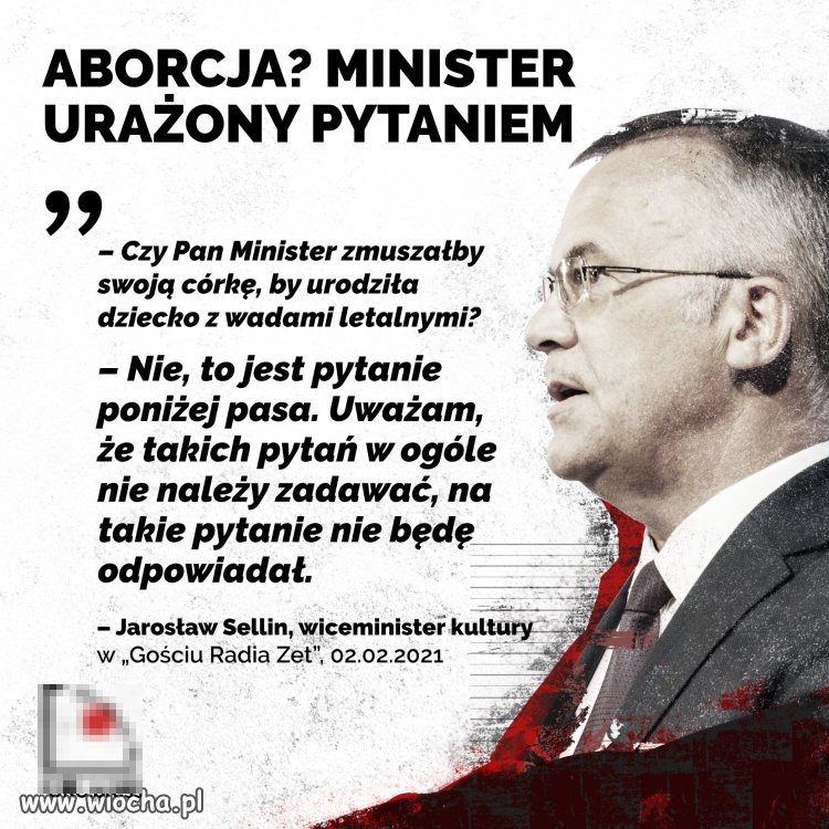 Pytanie niezgodne z sumieniem.