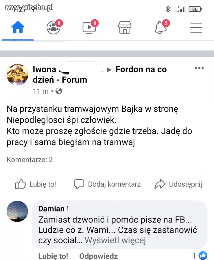 Nie mam czasu zadzwonić bo tramwaj