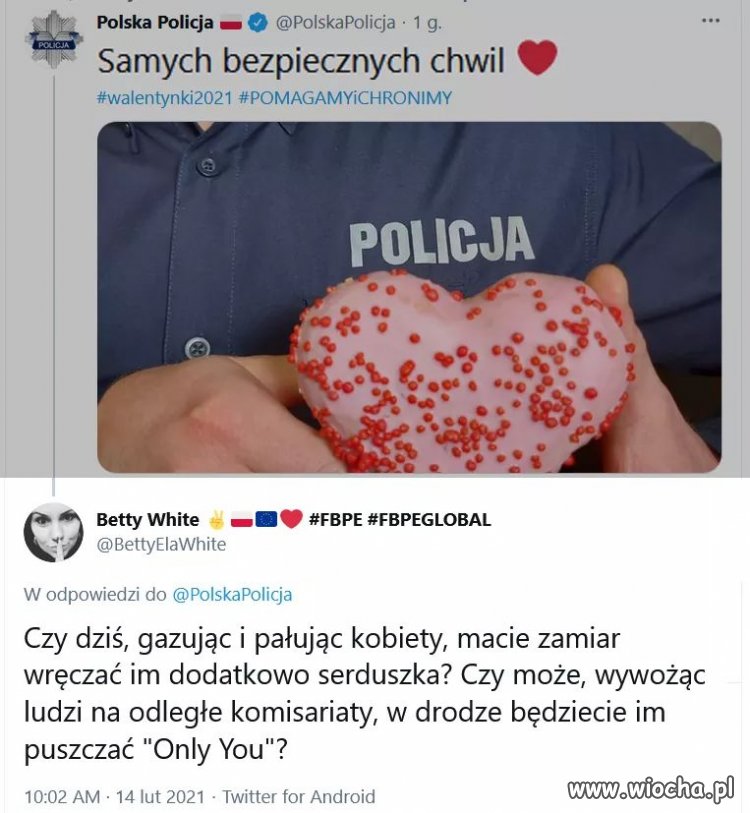 Milicja życzy samych bezpiecznych chwil