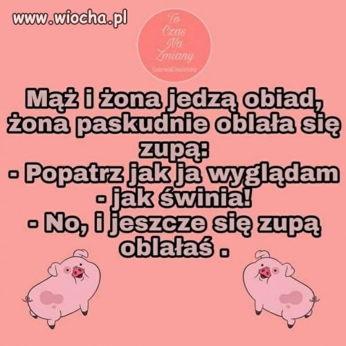 Oblała się zupą 