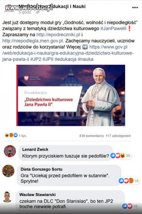 Minister Czarnek nie próżnuje...KUL rzadzi w MEN.