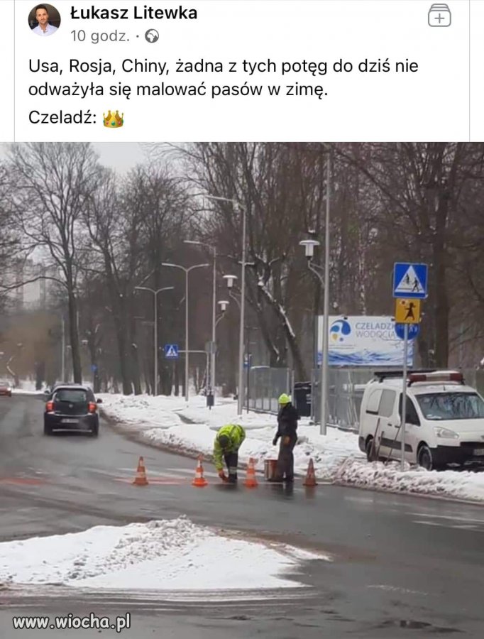 Zima zimą a plan trzeba wykonać. 