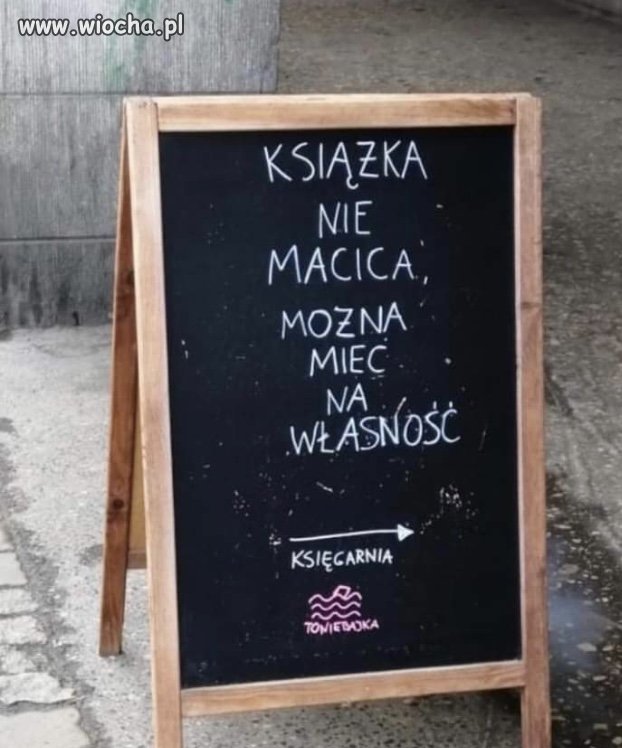 Książka nie macica 