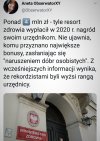 Ludzie chorują, umierają, a ci sobie k..wa nagrody