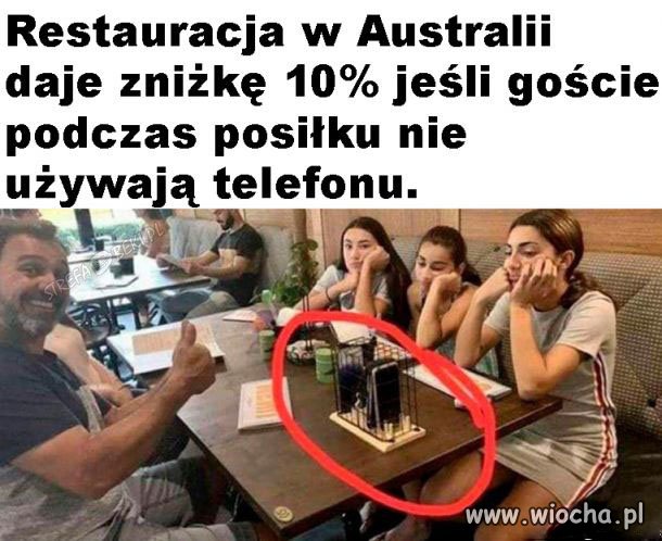 Umiesz zjeść posiłek nie zaglądając do telefonu ?