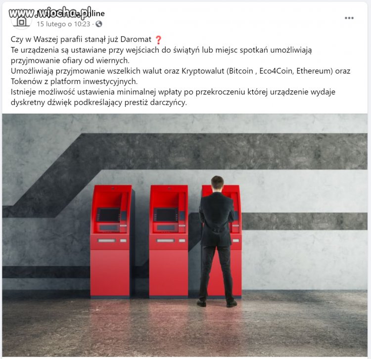 ETaca w kryptowalutach