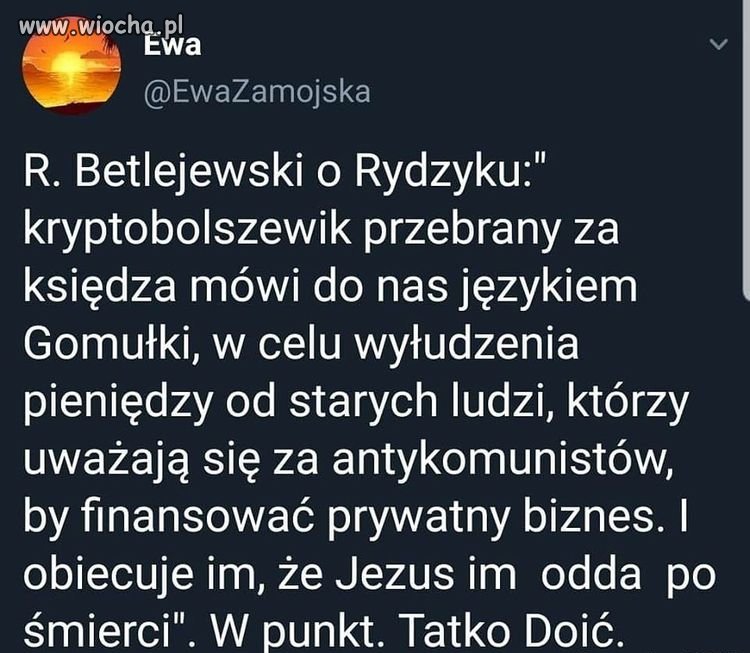 Nowe wcielenie Gomułki ?