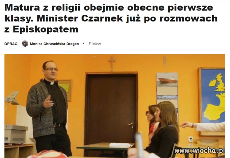 Carne chmury nad edukacją