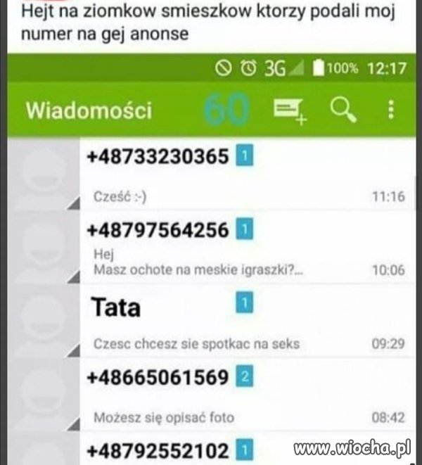 SMS od 