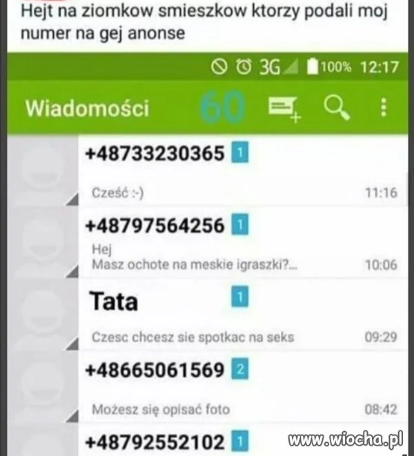 SMS od 
