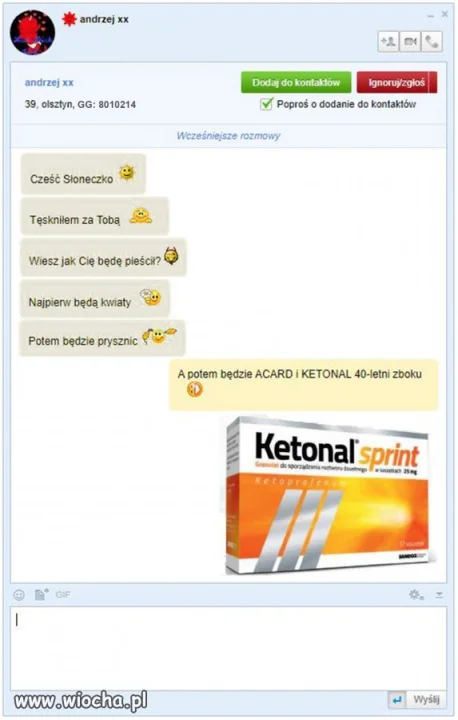 Ketonal jako element gry wstępnej