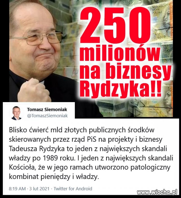 Patologiczny kombinat pieniędzy i władzy