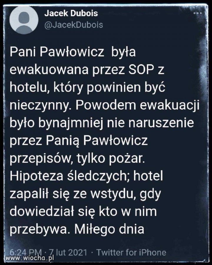 Ciekawe kiedy TK ze wstydu się zapali. 