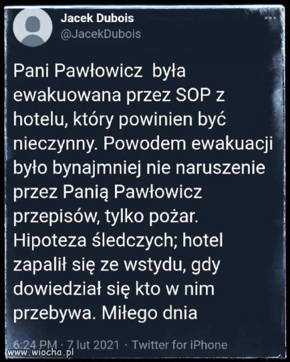 Ciekawe kiedy TK ze wstydu się zapali. 