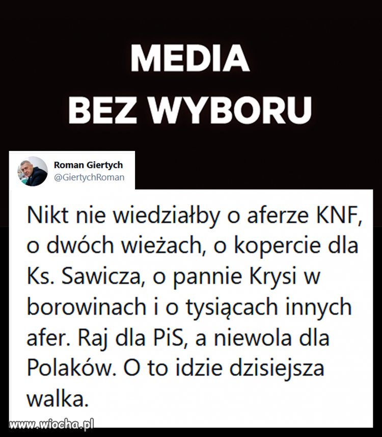 O to idzie walka.