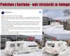 Państwo z kartonu - wóz strażacki ze śniegu!