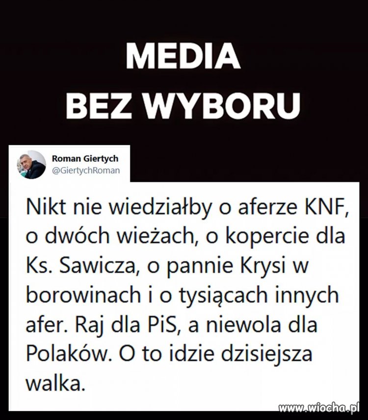 O to idzie dzisiejsza walka