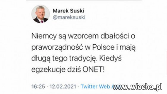 Marek Suski zapleczem intelektualnym 
