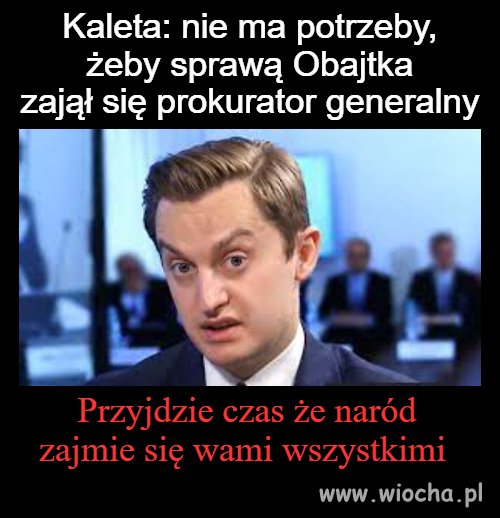 My będziemy mieć potrzebę rozliczenia was 