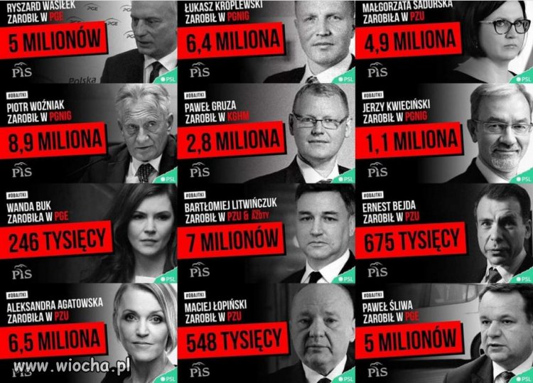PiS Kaczyńskiego ma dużo więcej OBAJTKÓW!