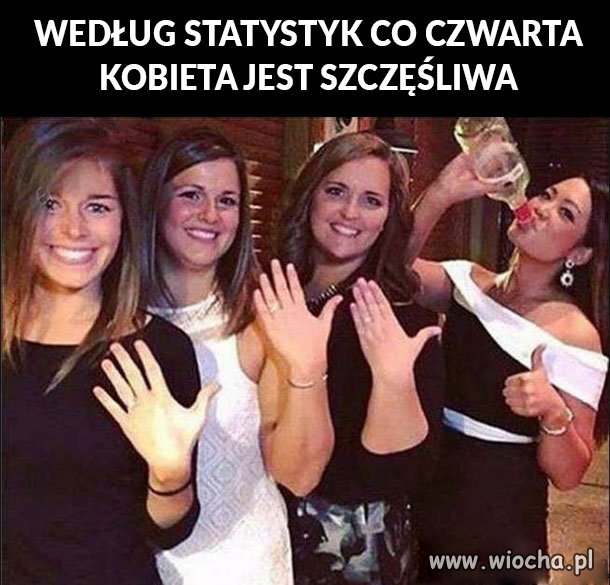 Ale tylko statystycznie 