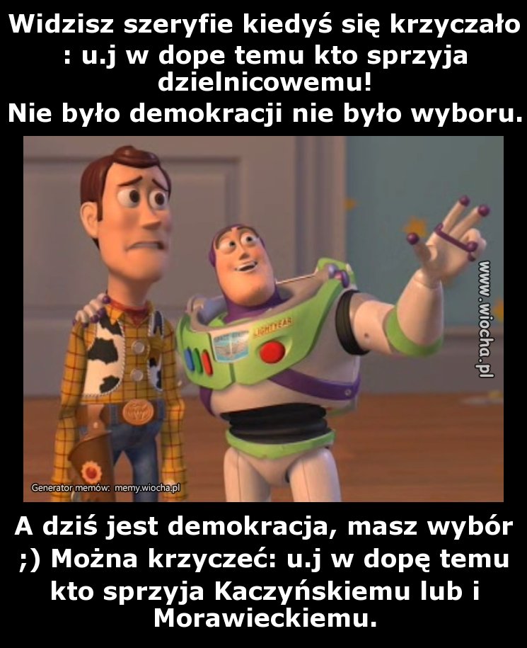 Widzisz szeryfie kiedyś...