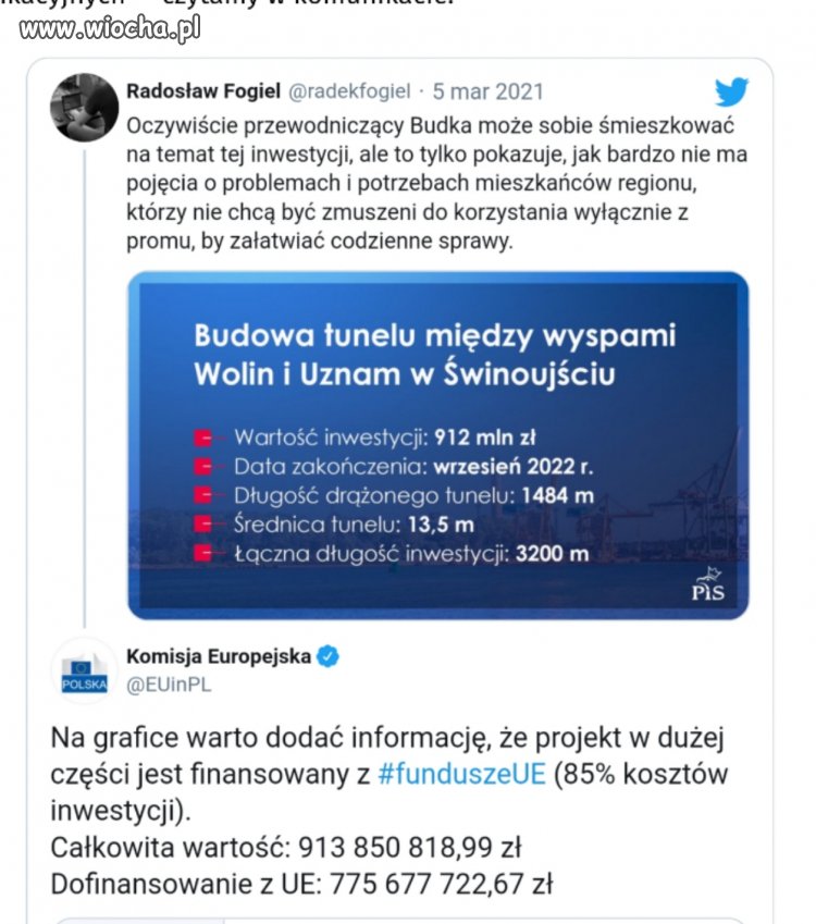 Podczepia się g... pod krążownik i ryczy-Płyniemy!