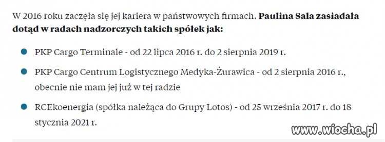 Kariera dziewczyny Obajtka