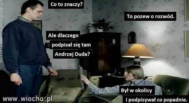 Andrzej podpisze wszystko