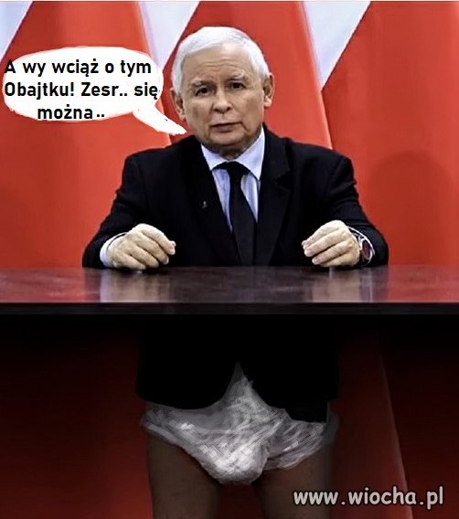 Pełny pampers prezesa!