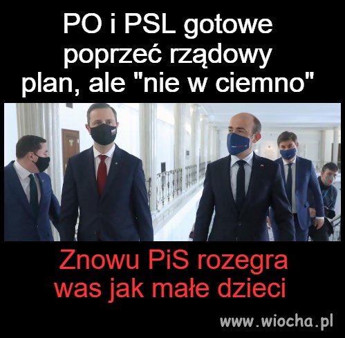 Opozycja jak małe dzieci 