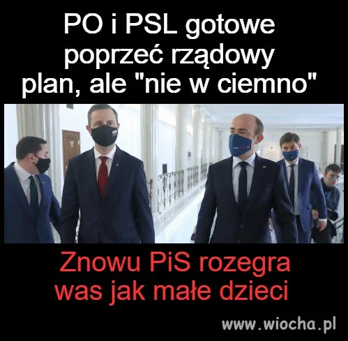 Opozycja jak małe dzieci 
