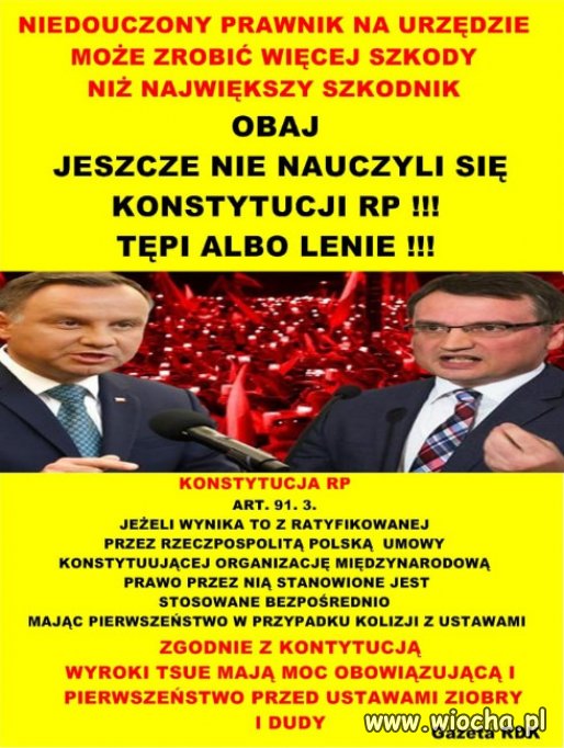 Szkodnicy Zjednoczonej Prawicy? Ośmieszają Polskę!