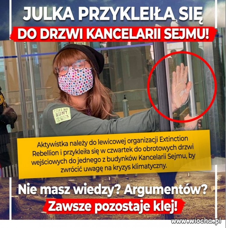 Nie masz argumentów weź klej