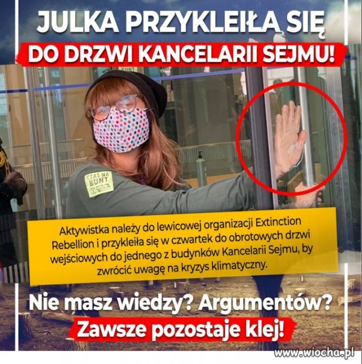 Nie masz argumentów weź klej