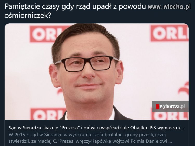 Pamiętacie czasy gdy rząd upadł z powodu ośmiorniczek?