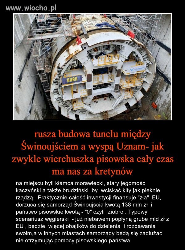 Przyczepiło się goowno do okrętu i krzyczy ...
