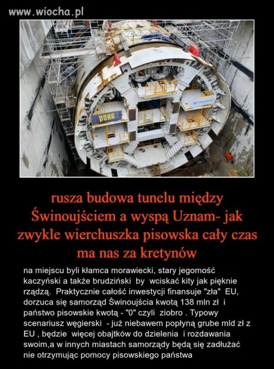 Przyczepiło się goowno do okrętu i krzyczy ...