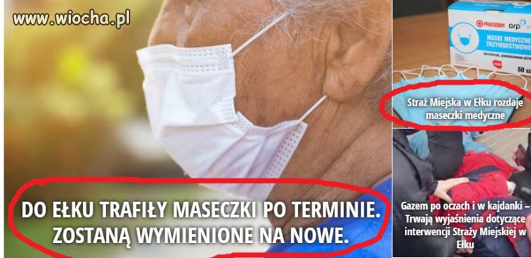 Gdzie się podziały maseczki z tupolewa ?
