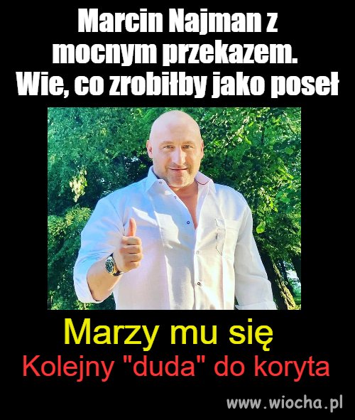 Następny celebryta do koryta 