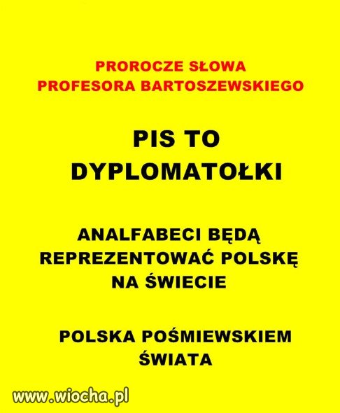 PiS to DYPLOMATOLKI!